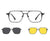 Hector Night Driving Translucent Yellow Lens Sunglasses for Men at