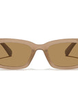 CheRing Brown Women's Rectangle Sunglasses AR11996