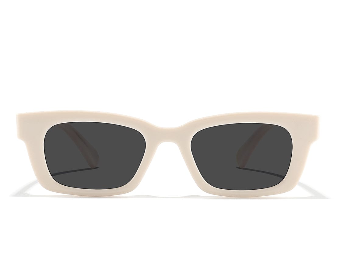 CheRing Khaki Women's Rectangle Sunglasses AR11996