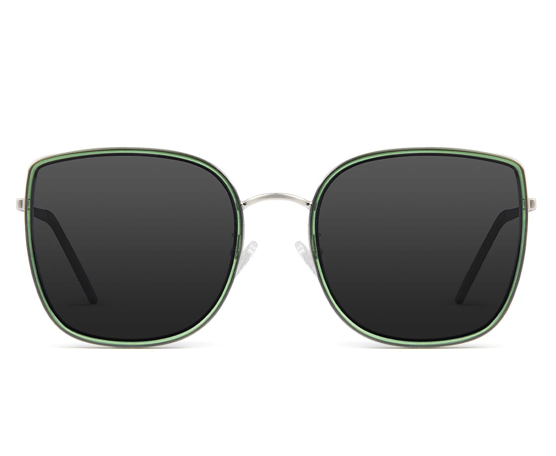 CheRing Green / Square Women's Square Sunglasses AH08911